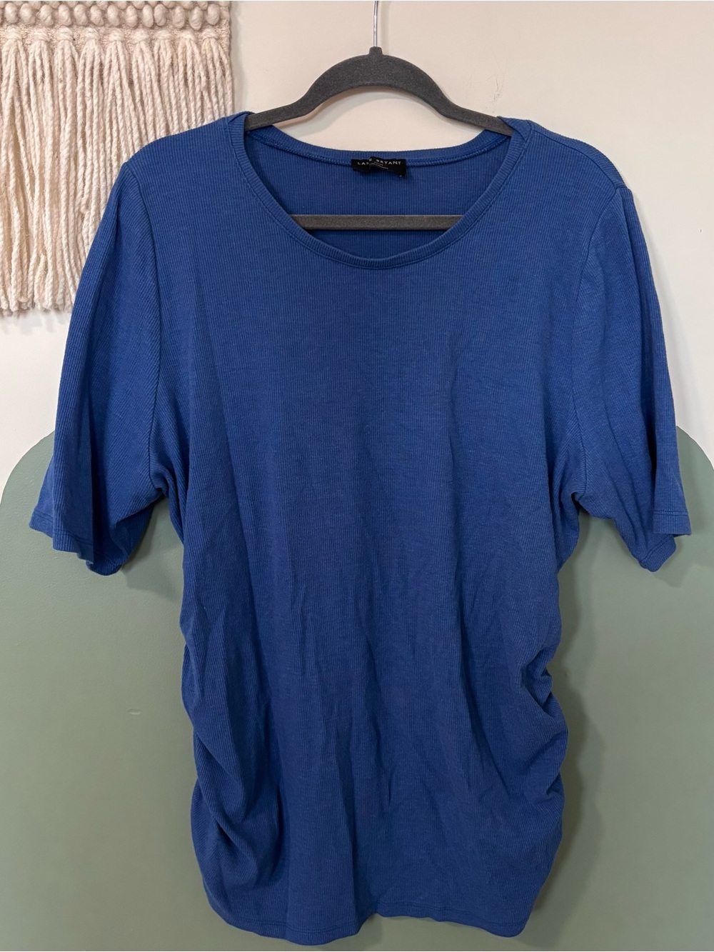 Lane Bryant Short Sleeve Tee in Rich Blue